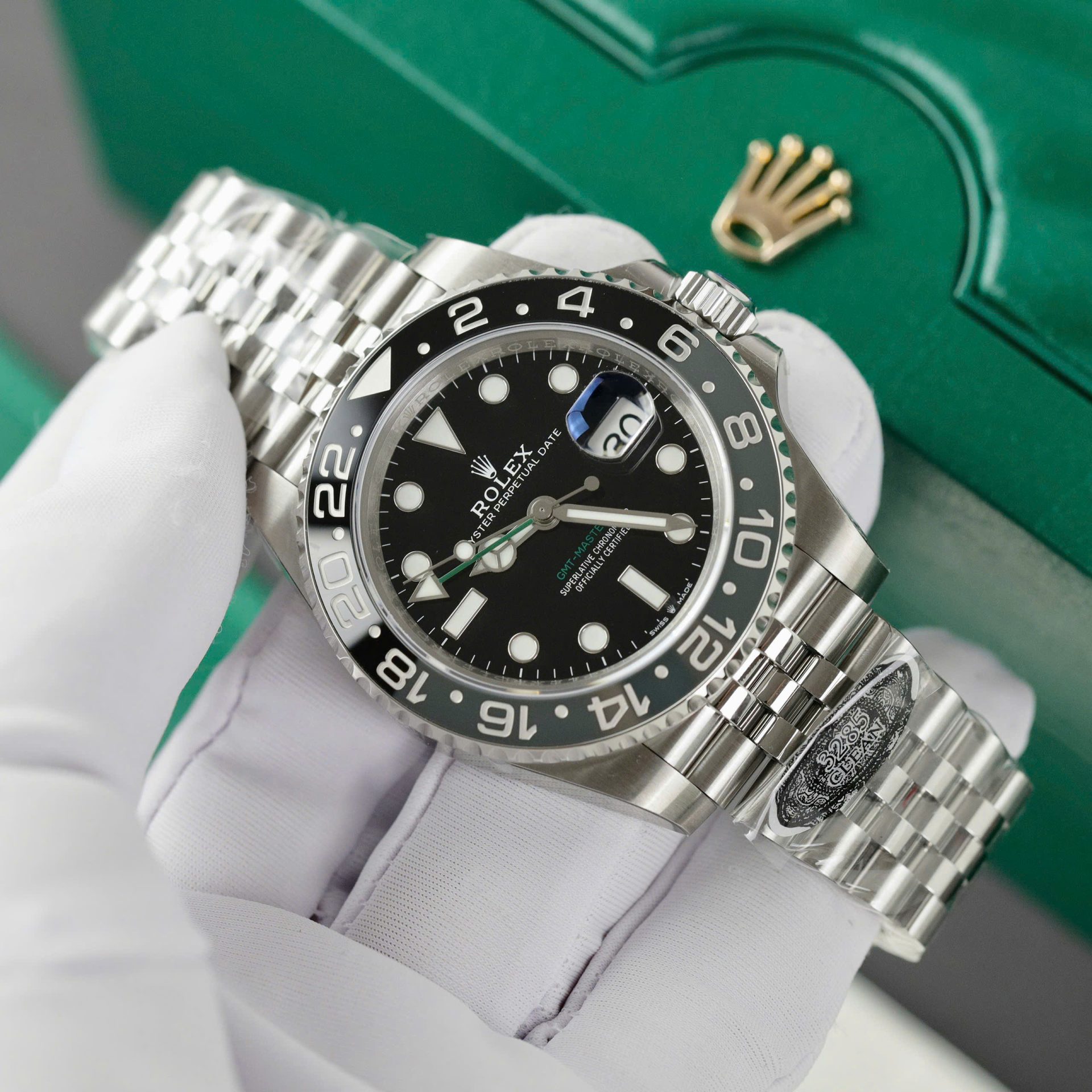 Rolex GMT-Master II 126710GRNR Bruce Wayne 904L Steel Black Dial 40mm Jub Super Clone