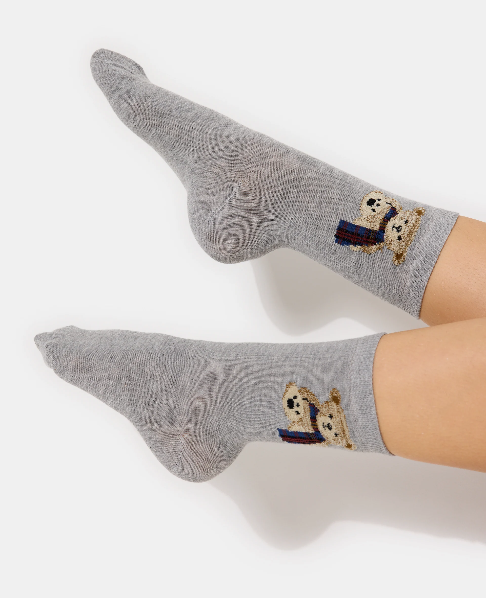 Paire de chaussettes avec ourson