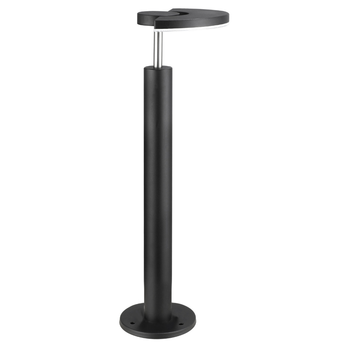 Lampa ogrodowa MODENAczarna-chromowana LED 1x3.6W 250lm IP54 Polux