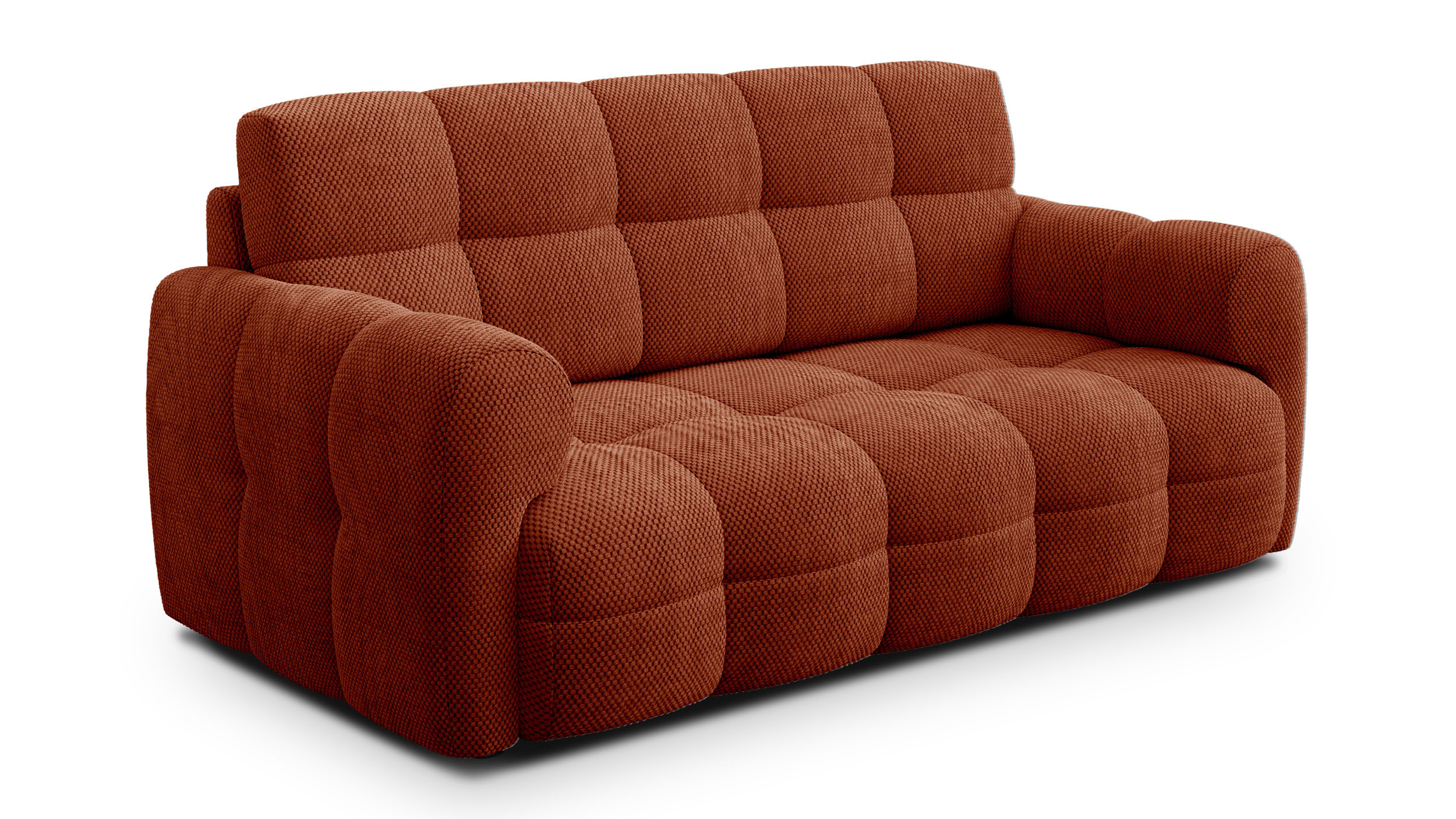 MELLOW sofa 2,5 osobowa, ciemnopomarańczowa