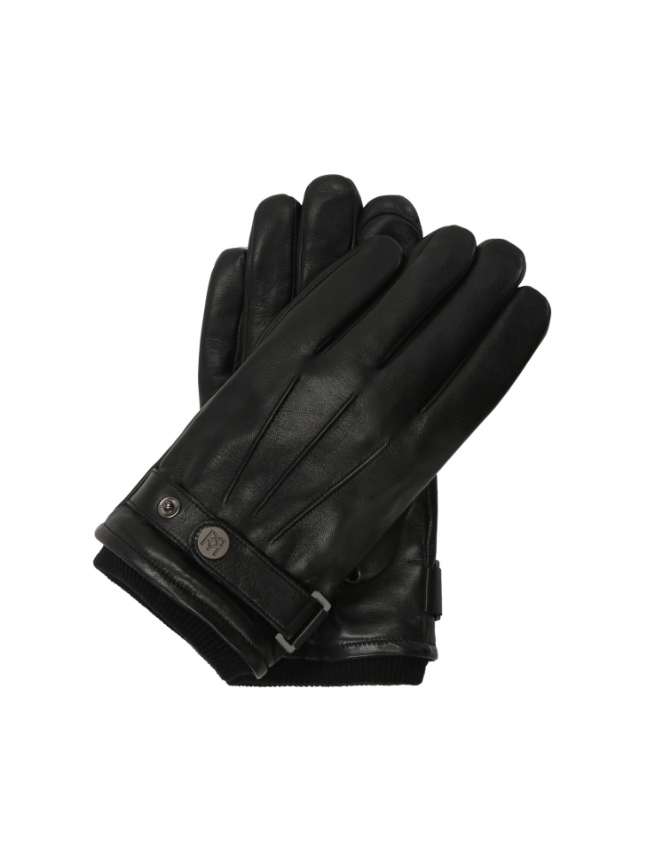 Men's classic black gloves