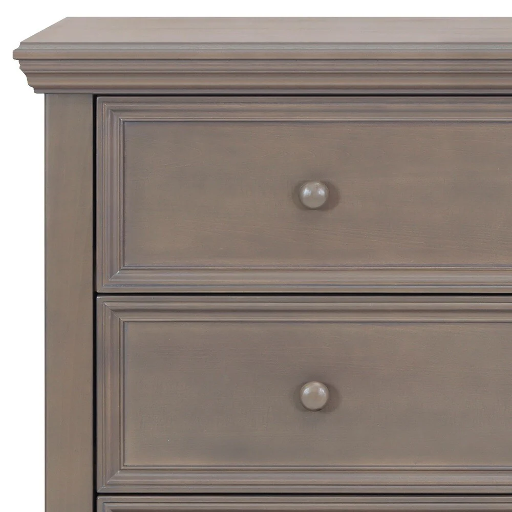 Kolcraft Transitional 3-drawer Grey Dresser