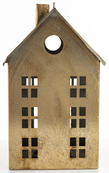 Dekoracja - metalowy domek 36x21x21 cm KEKERE square