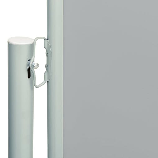 NNEVL Patio Retractable Side Awning 180x600 cm Grey