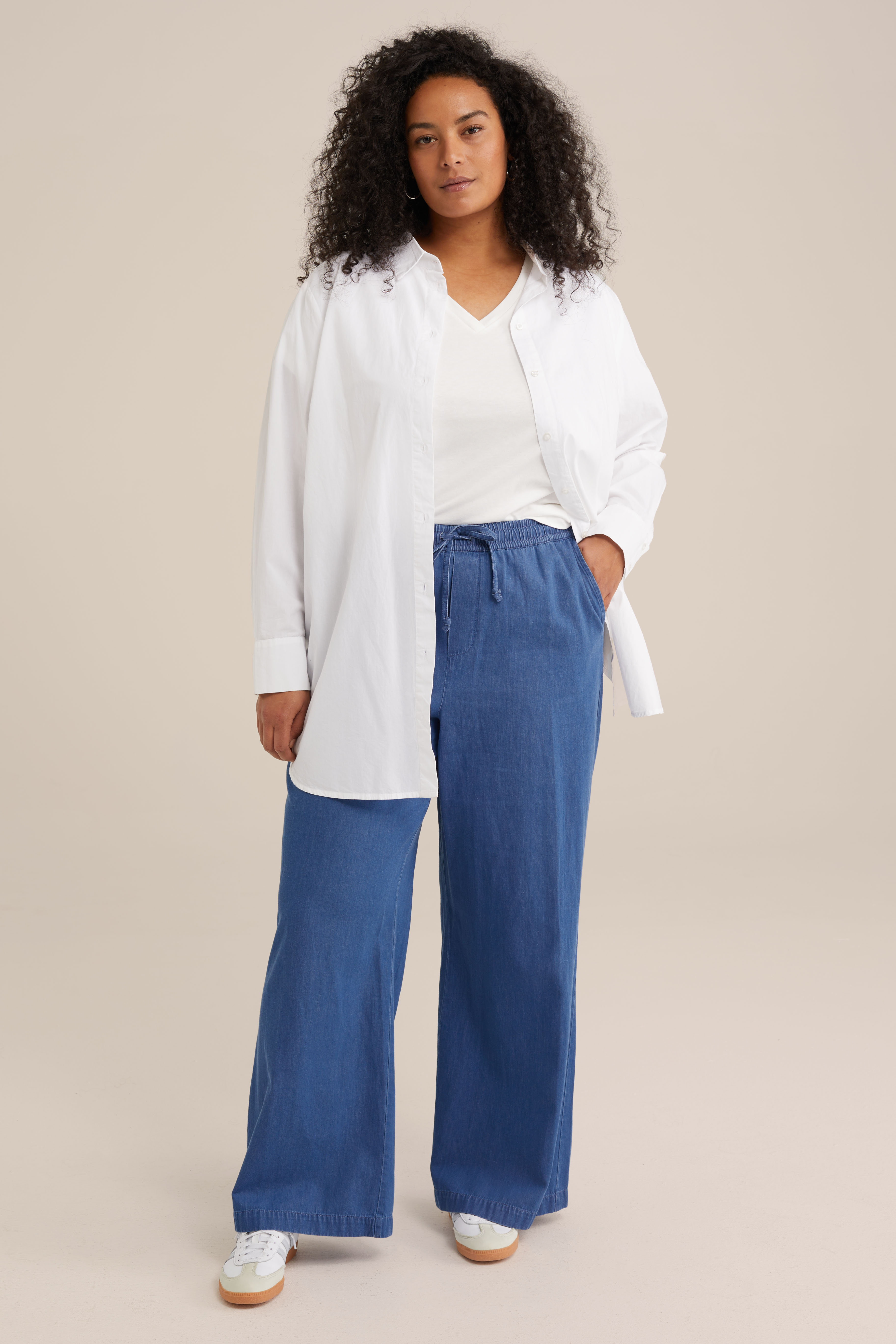 Dames denim broek - Curve