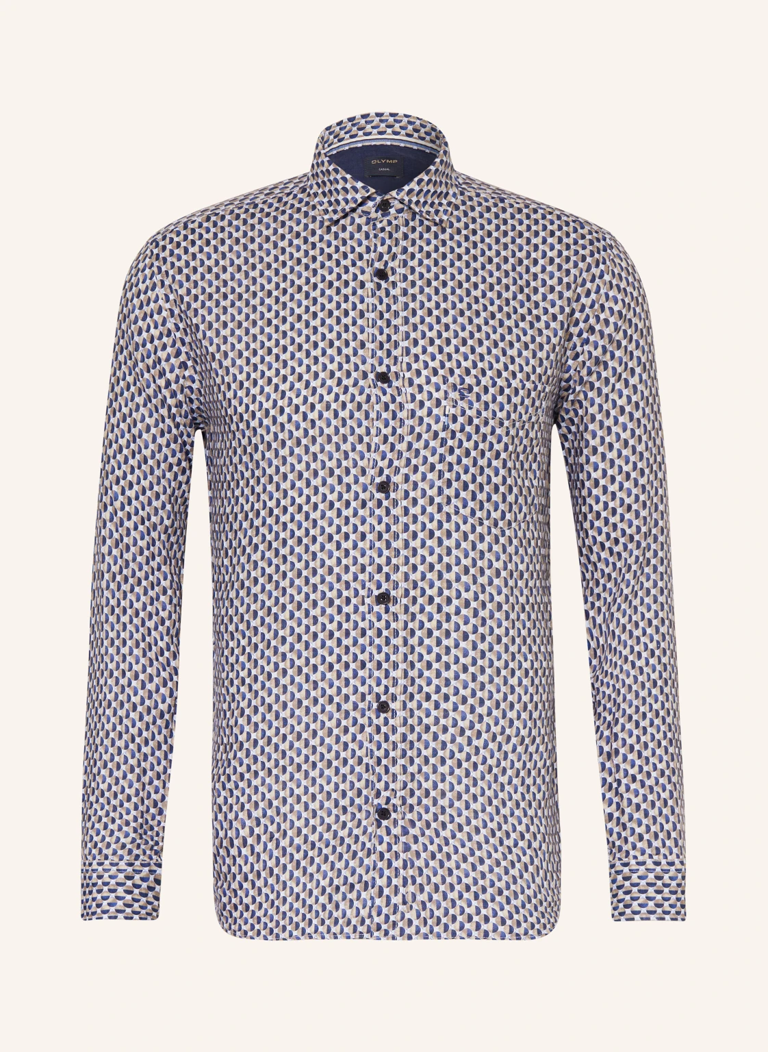 OLYMP Leinenhemd Casual regular fit