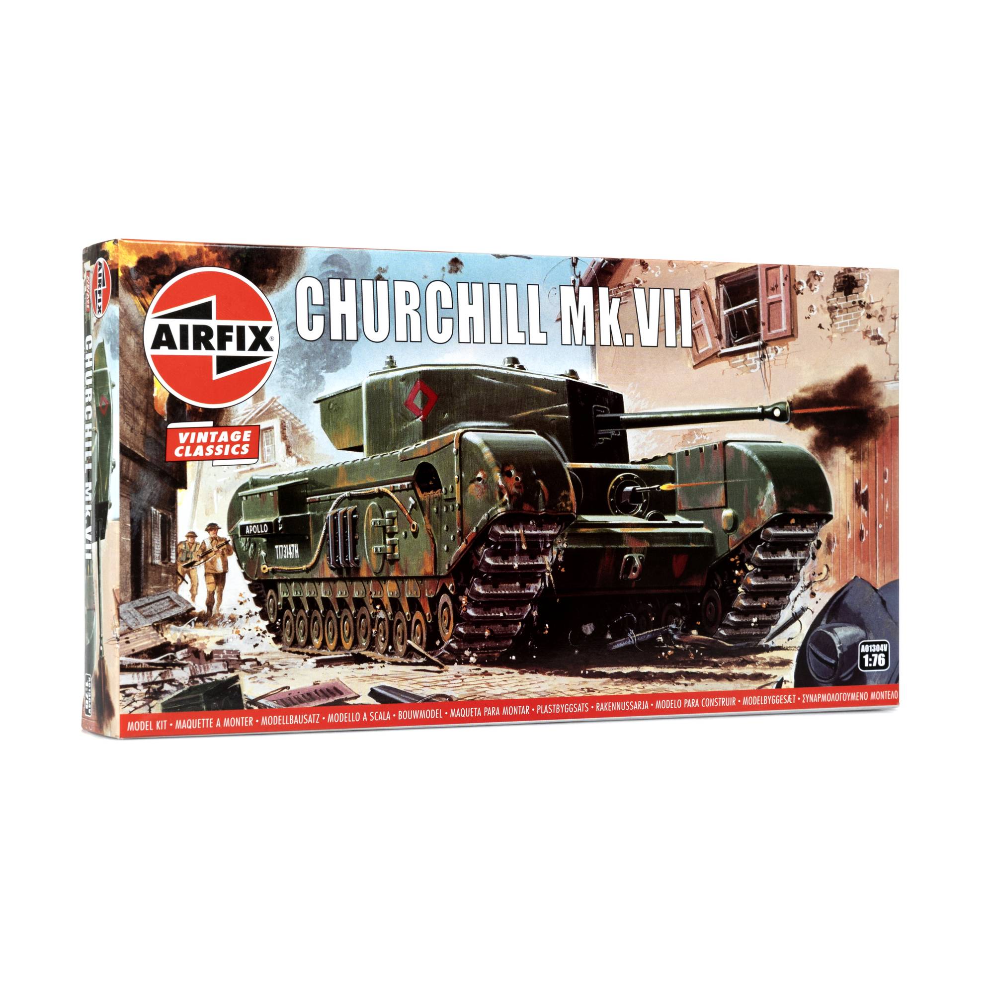 Airfix Churchill Mk.VII Model Kit 1:76