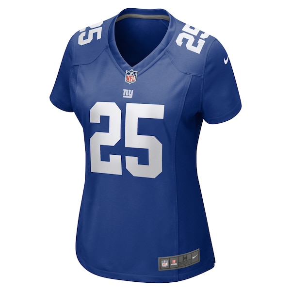Deonte Banks New York Giants Nike Women's Team Game Jersey -  Royal