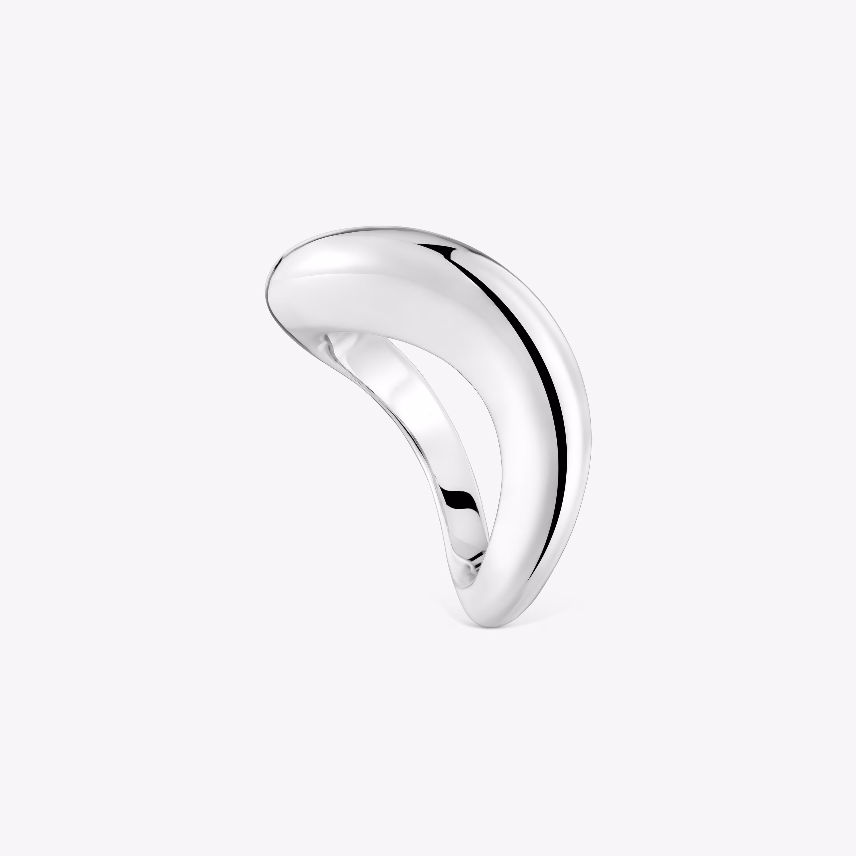 Anillo pequeño de plata Galia Basics