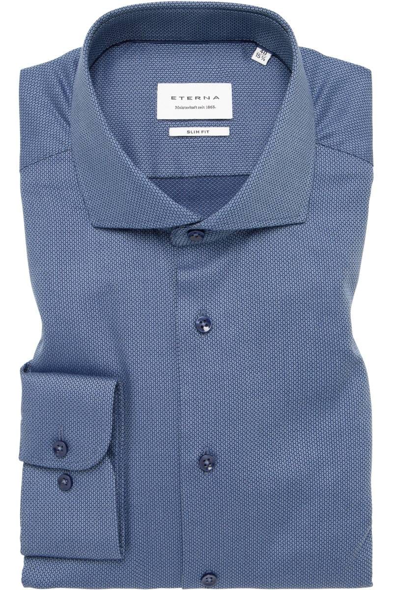 ETERNA Slim Fit Hemd mehrfarbig, Strukturiert