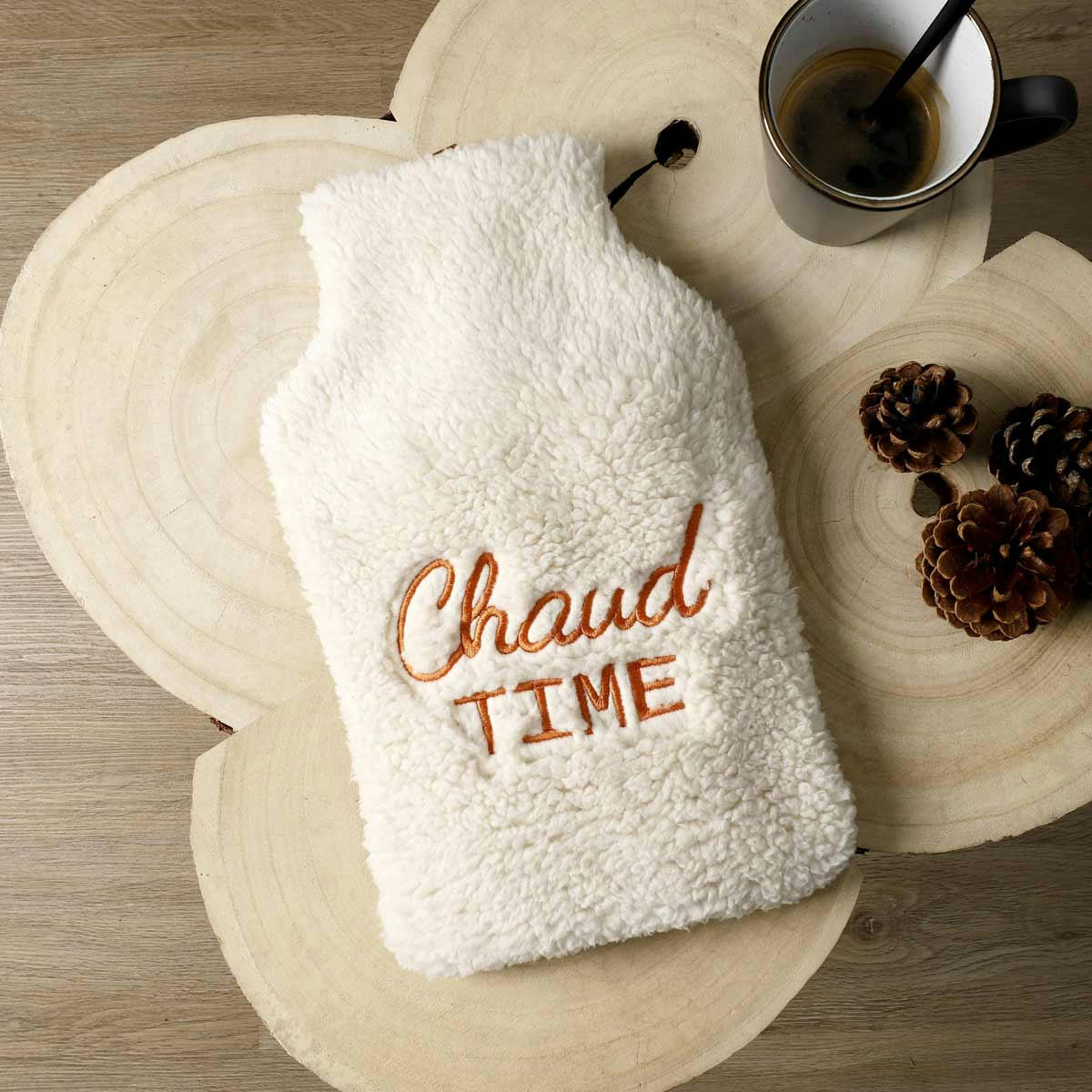 - Bouillotte fourrure Chaud Time