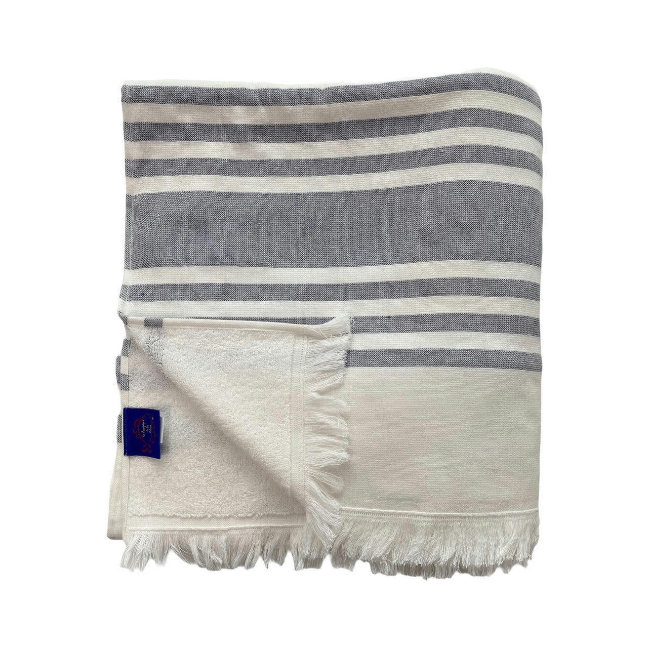 DOUBLÉE ÉPONGE - Fouta coton doublée éponge 