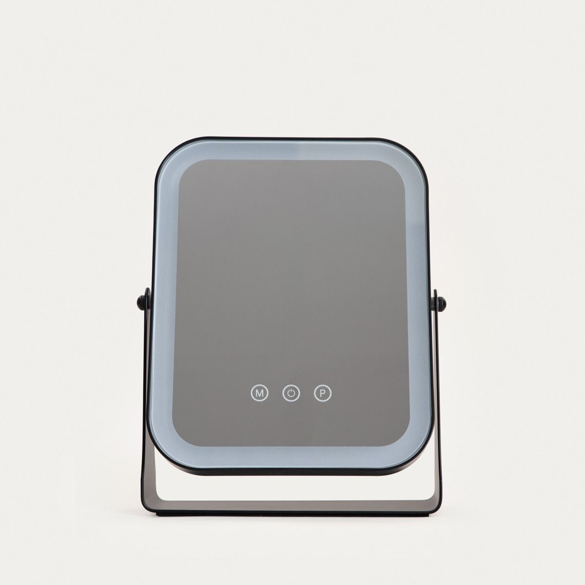 Lusterko podświetlane NARAVE czarne 21x6x27 cm