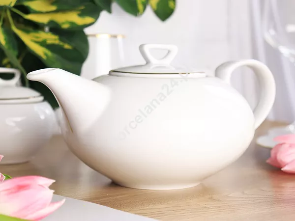 Garnitur do herbaty na 6 osób (21 el.) Chodzież - Yvonne 3603 ZŁOTA LINIA