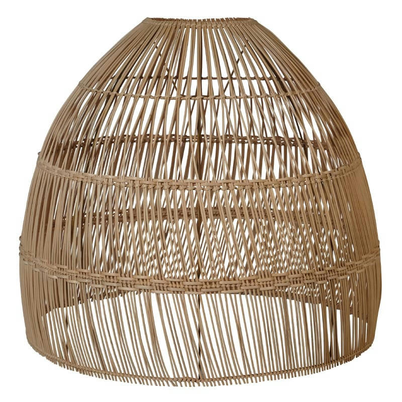 - Abat jour en rotin naturel