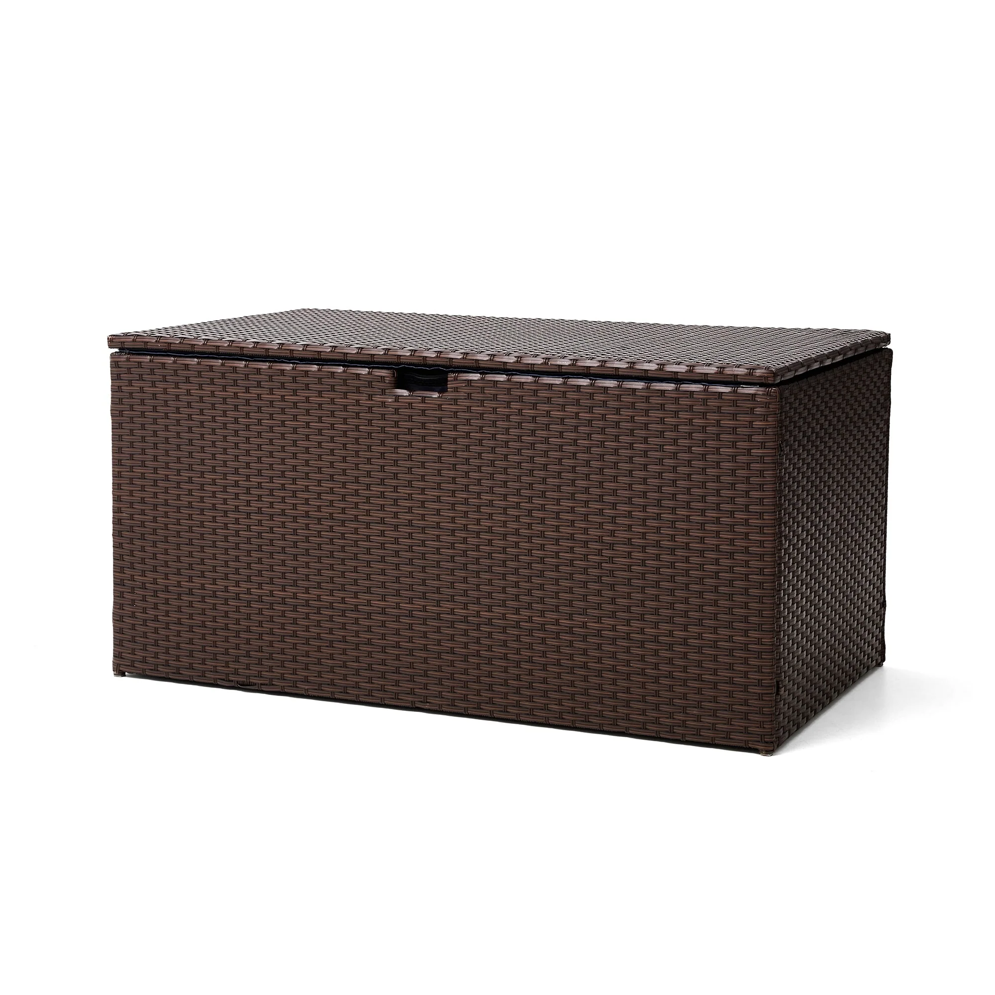 Glitzhome 140 Gallon 52.75W Patio Deck Box Storage Ottoman Bench Deck Box - 52.75W x 29D x 26H