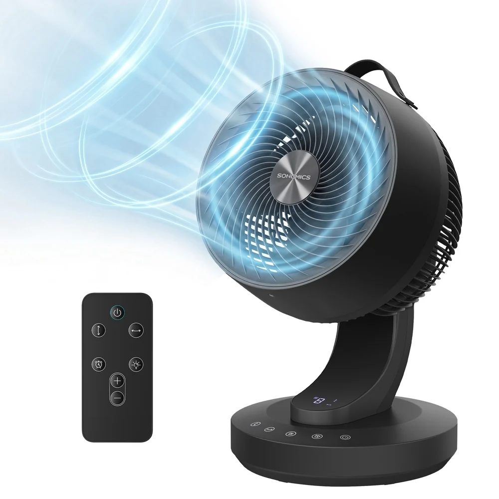 Ventilateur de bureau silencieux avec télécommande pratique