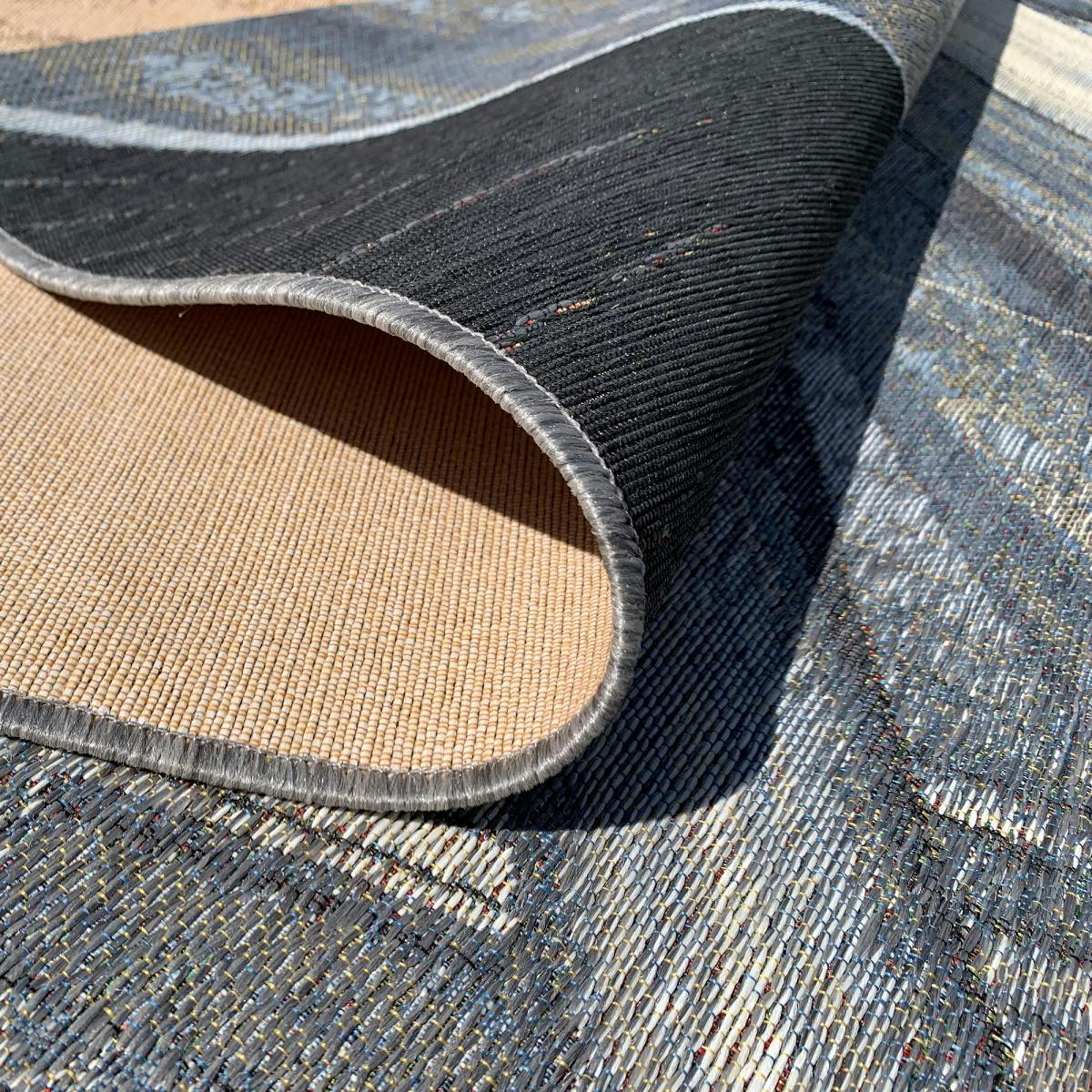 BACAO - Tapis extérieur gris 123x180