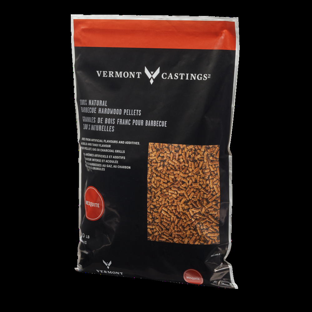 Vermont Castings Mesquite Flavoured 100% Natural BBQ Hardwood Smoking Pellets, 20-Lb