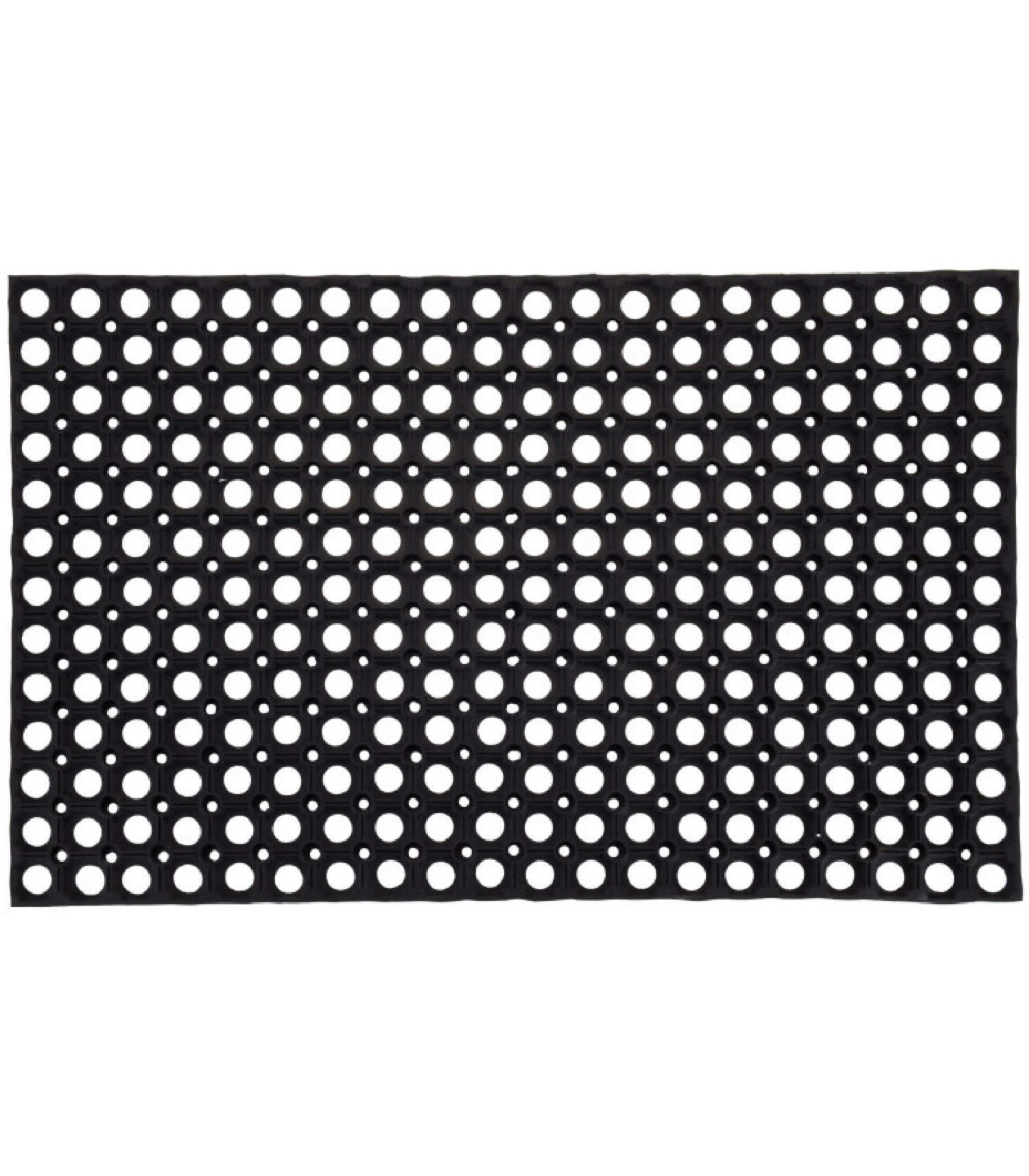 CAILLEBOTIS - Paillasson caillebotis en caoutchouc 40x60