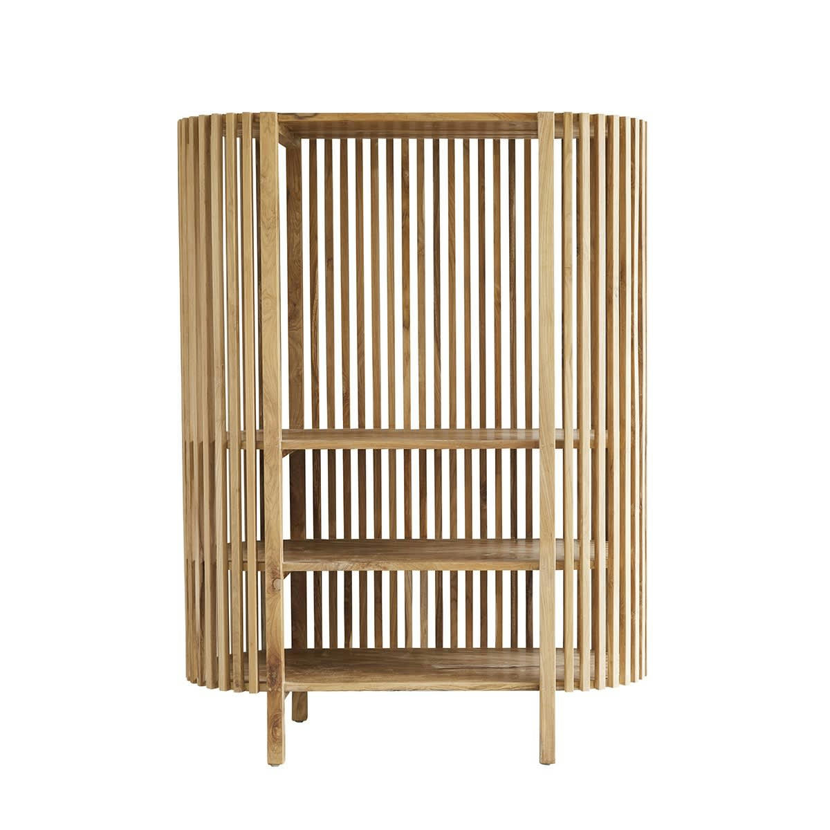 VICTORIA - Bibliothèque en teck massif