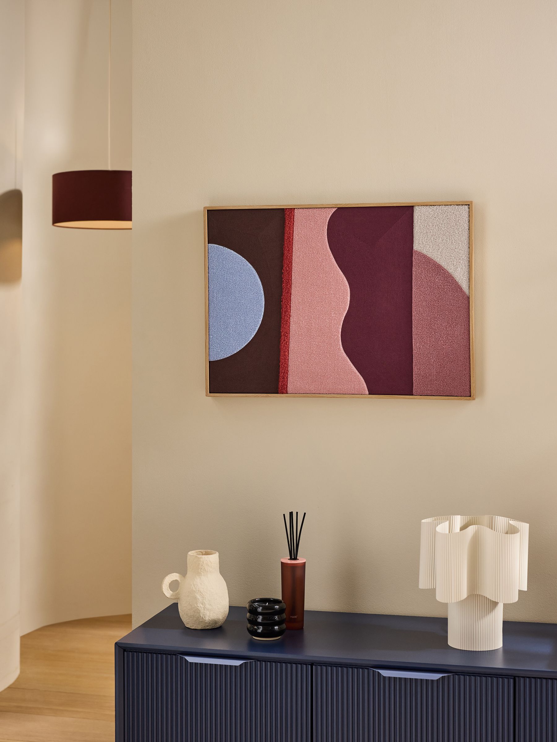 Ronja Wall Art in Pink