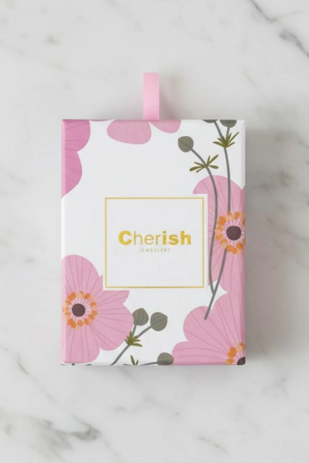 Blue Flower Embellished Necklace