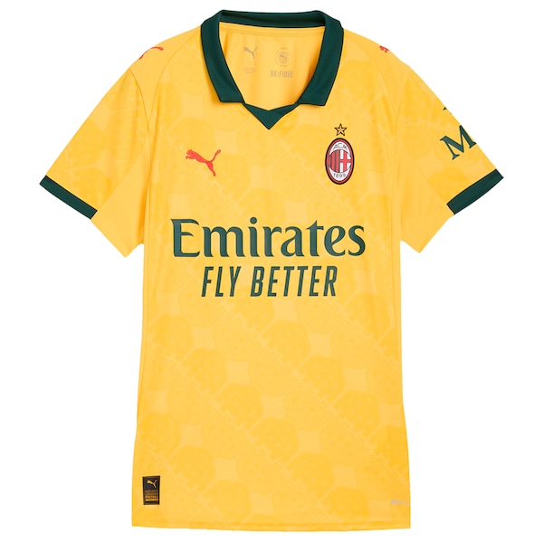 AC Milan Puma Women's 2025/26 Third Replica Jersey - Yellow