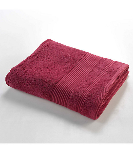 Drap de Bain 90x150 cm - Collection Tendresse - éponge 500 g,m² - 90x150cm - Rouge