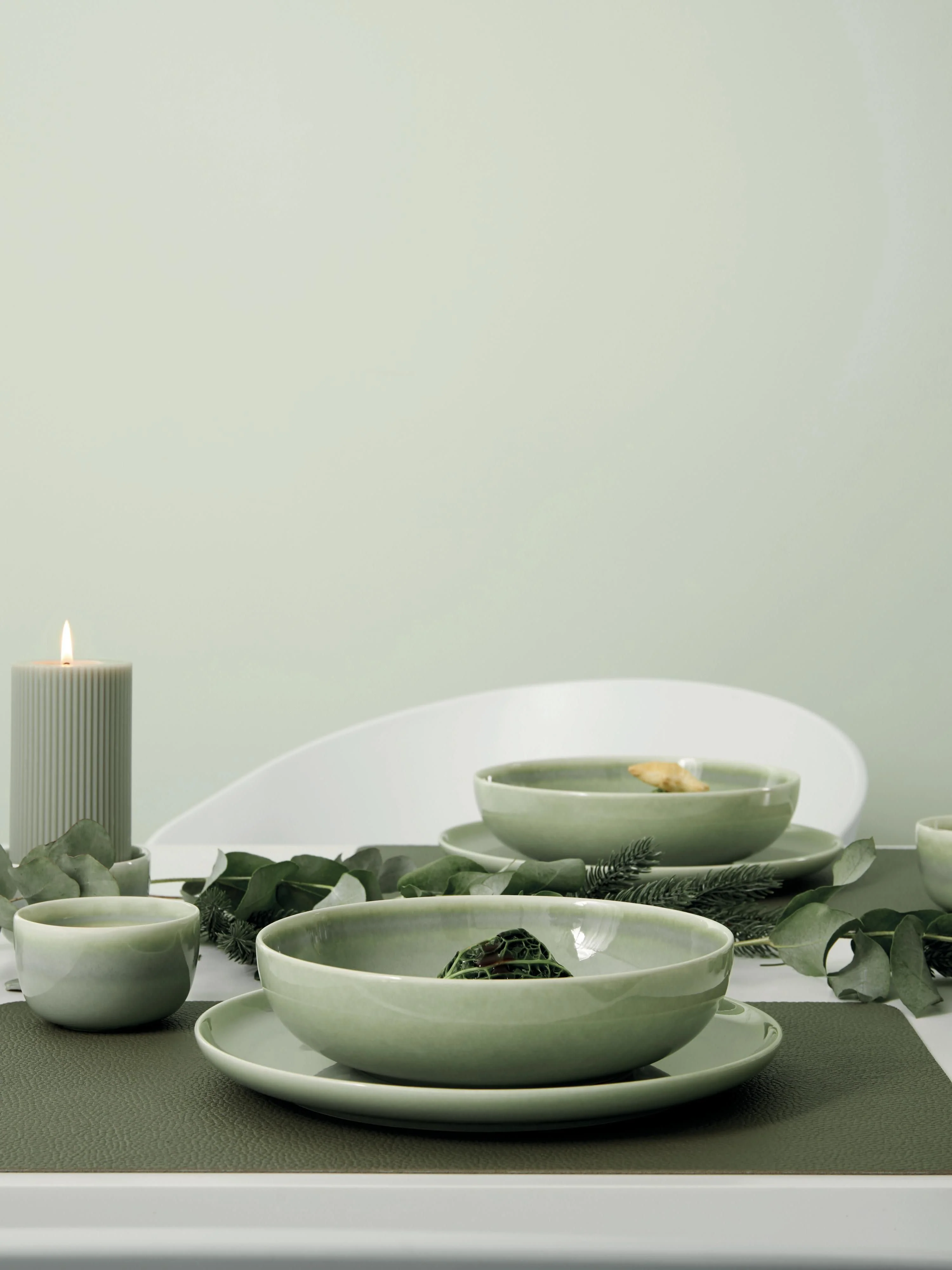 Kunstleder-Tischsets Pik, 2er-Set