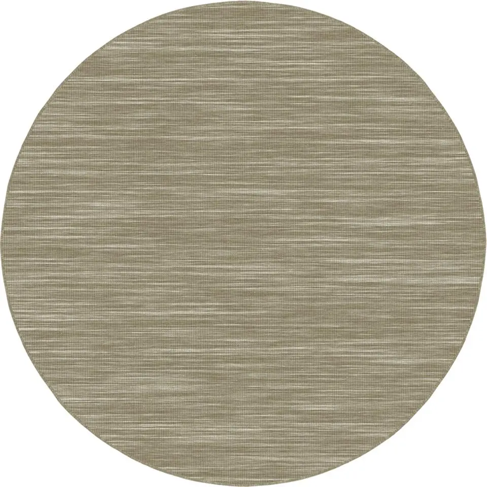 Interieur05 rond buitenkleed linnen Tone - 240 x 240 cm