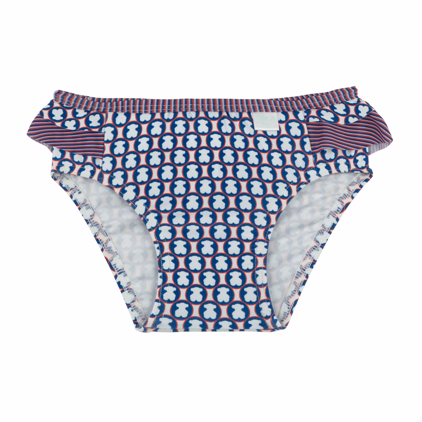 Braguita playa con volante Circle Bears Marino