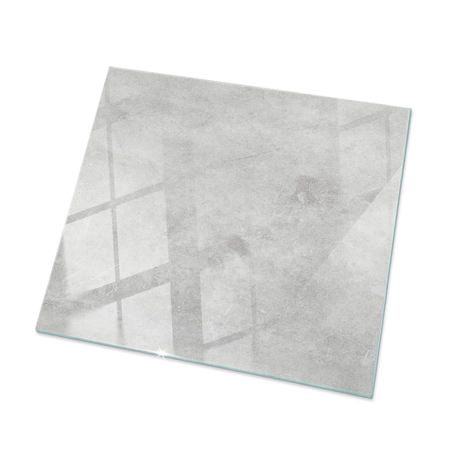 Blat szklany hartowany 50x50 Szyba na stolik Beton rysy Tulup