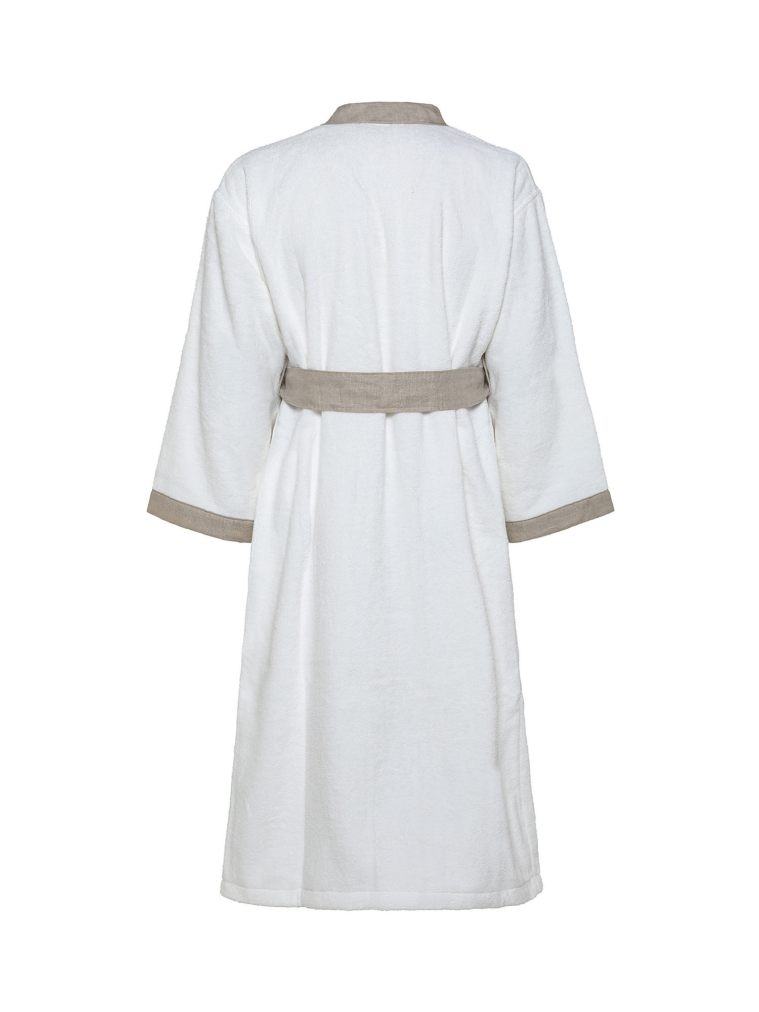 Accappatoio bordo lino Thermae