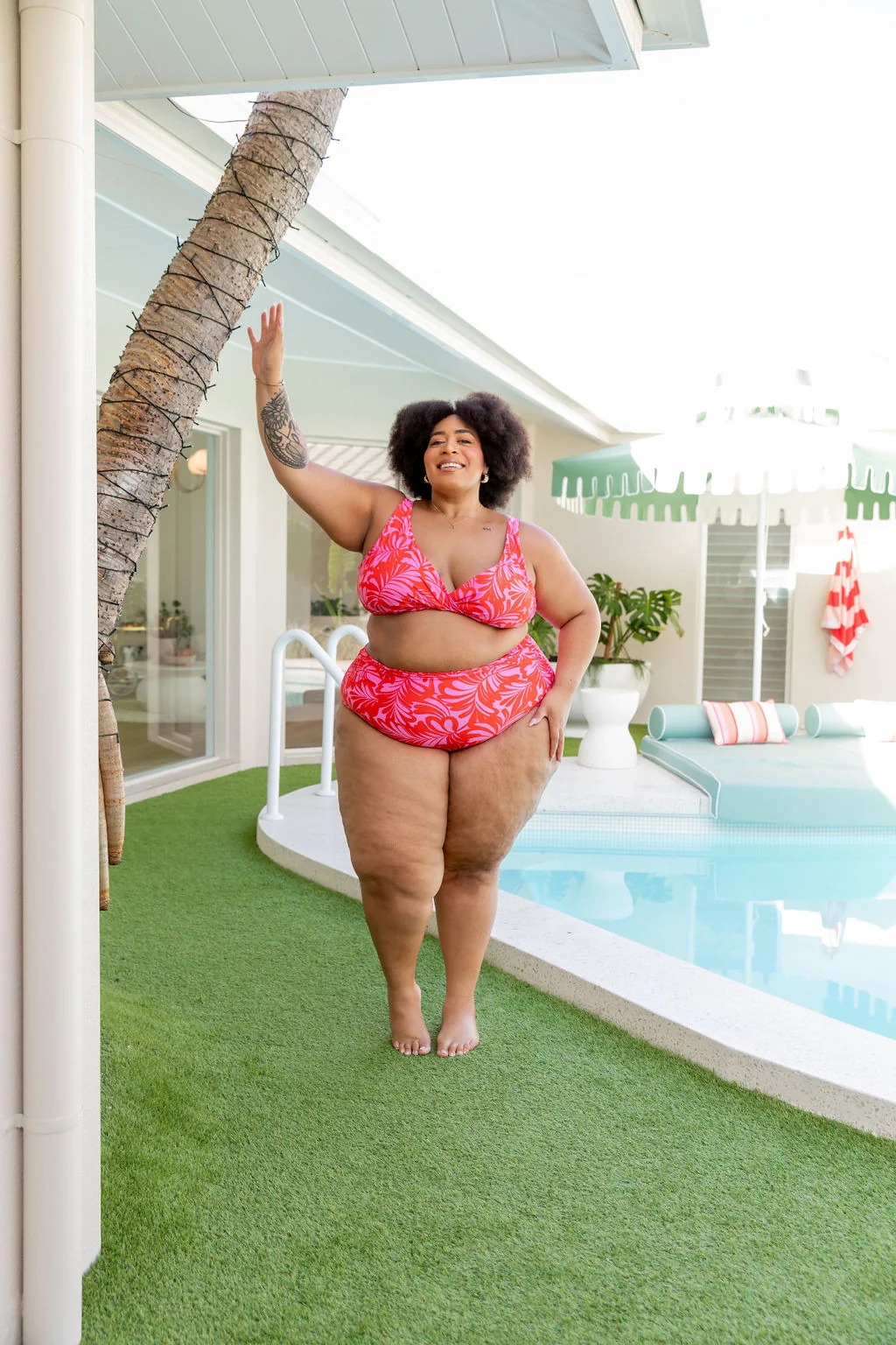 Miami Pants In Pink Jungle
