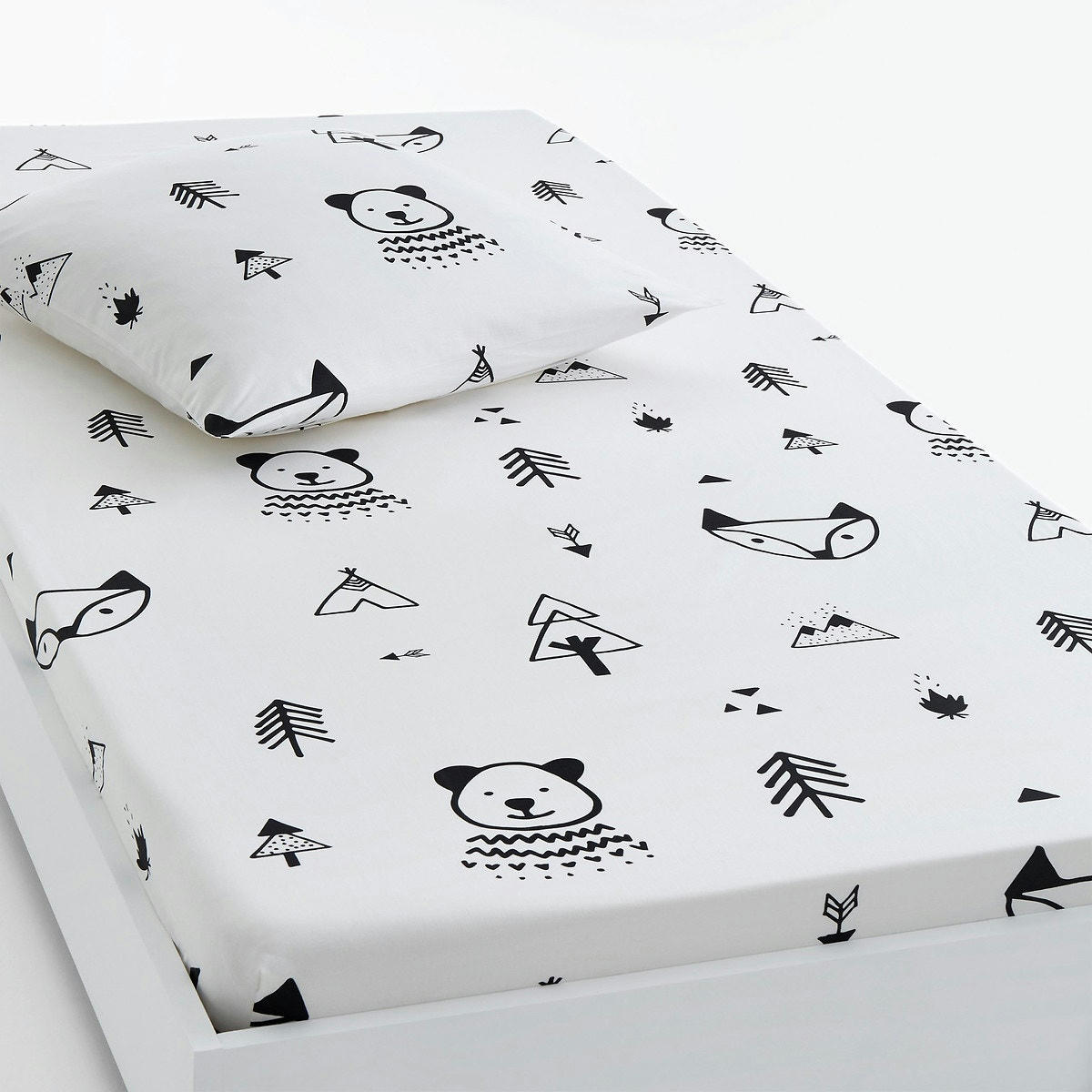 Drap-housse imprimé, Forest Camp