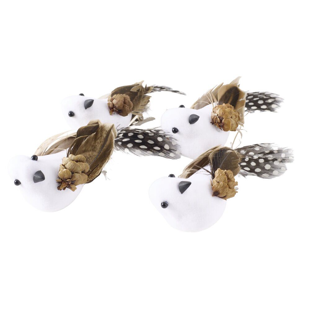 Oiseaux décoratifs x4 à clipser