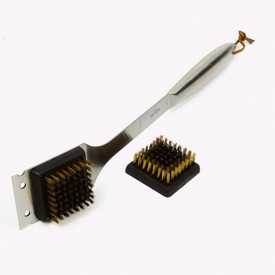 Patton Solid RVS BBQ Schoonmaakborstel