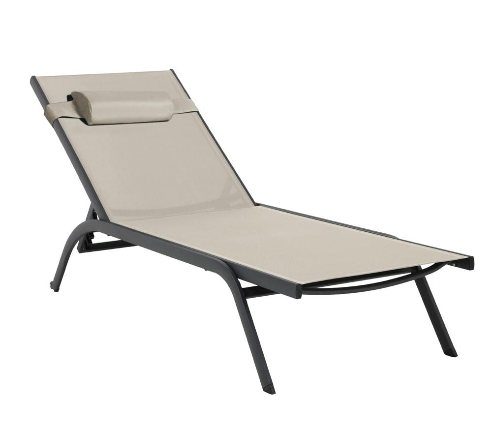 MALTA - Bain de soleil  en aluminium lin