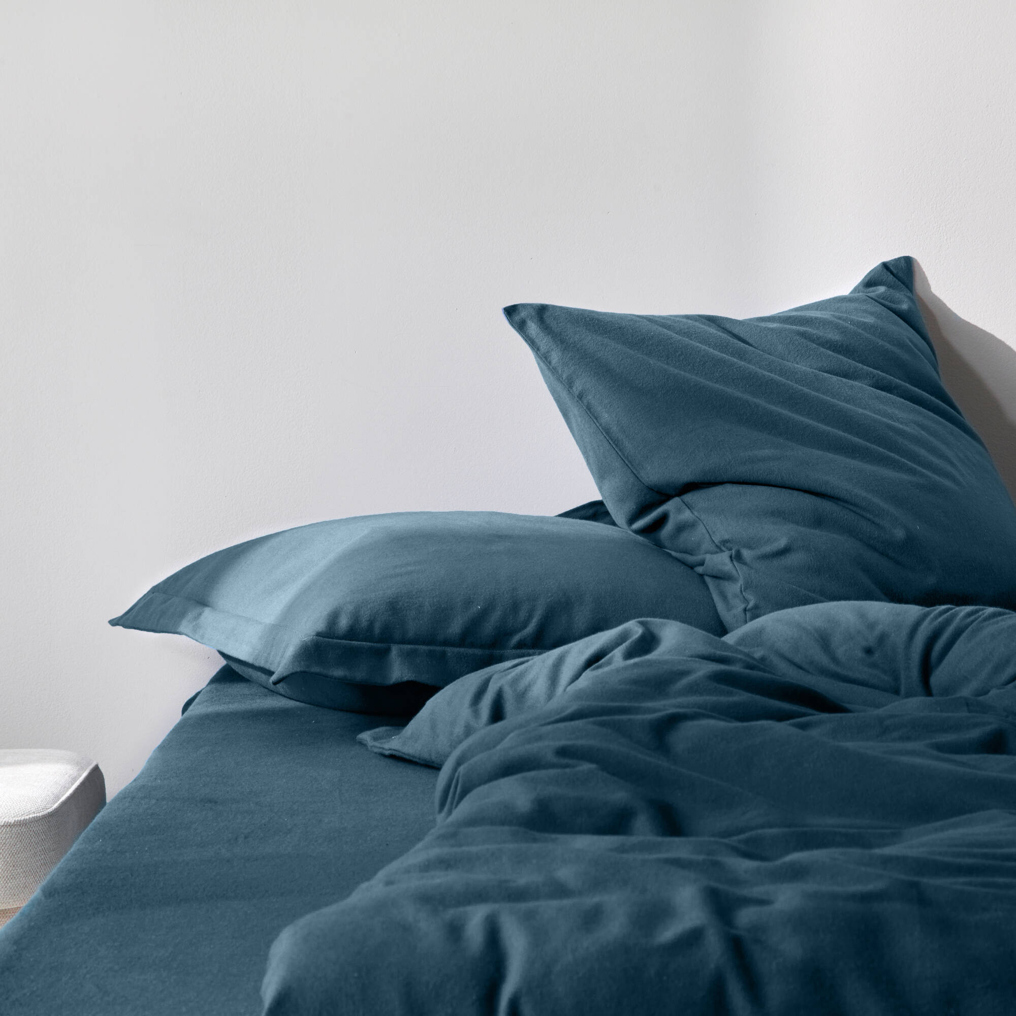 Linge de lit uni flanelle