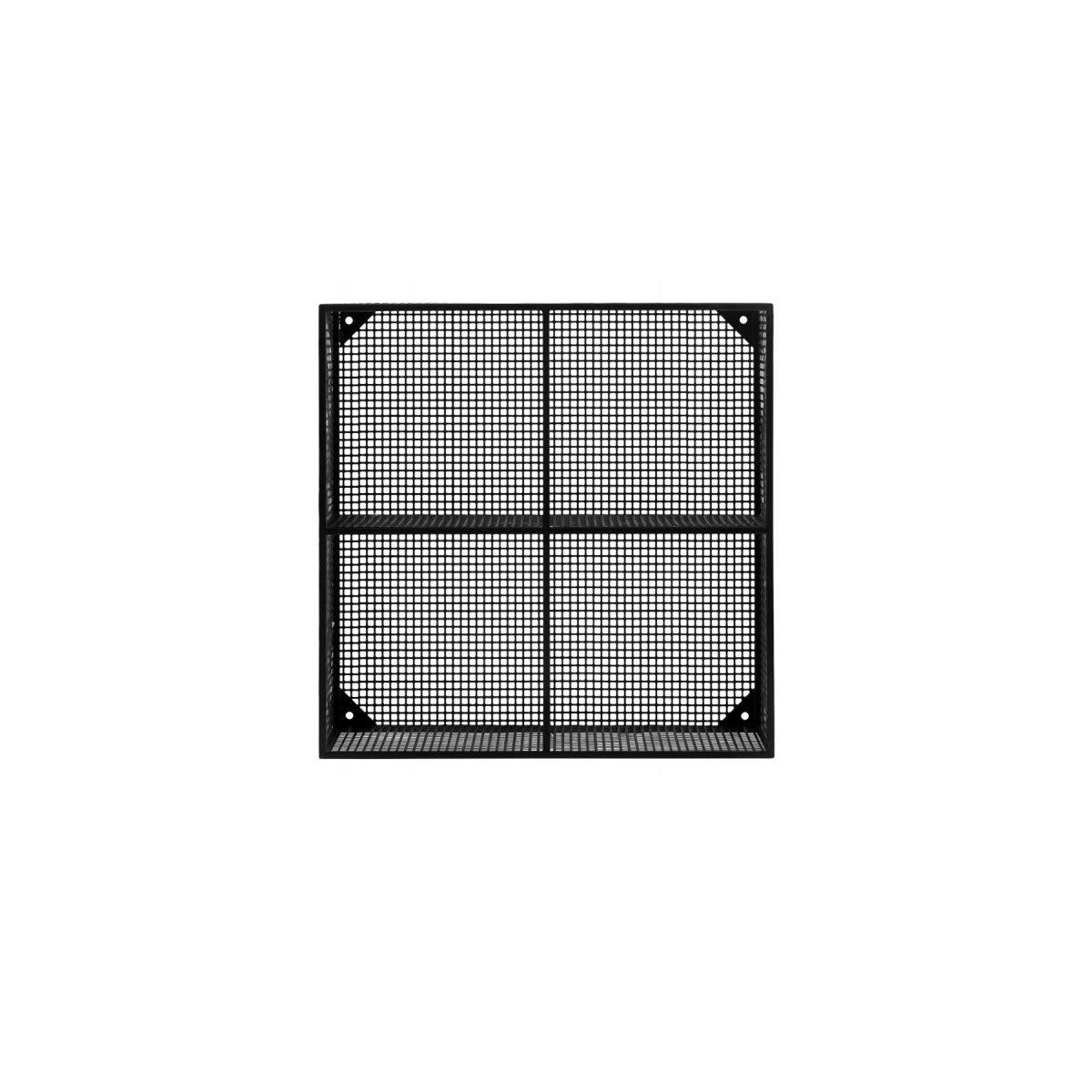 WIRE - Etagère 4 compartiments en métal noir