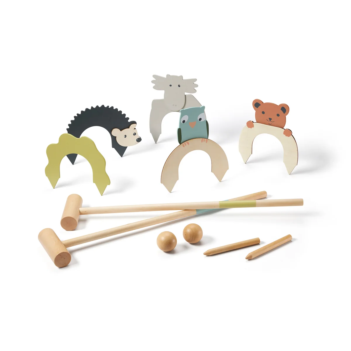 Kids Concept - Edvin Krocketspiel, multicolor