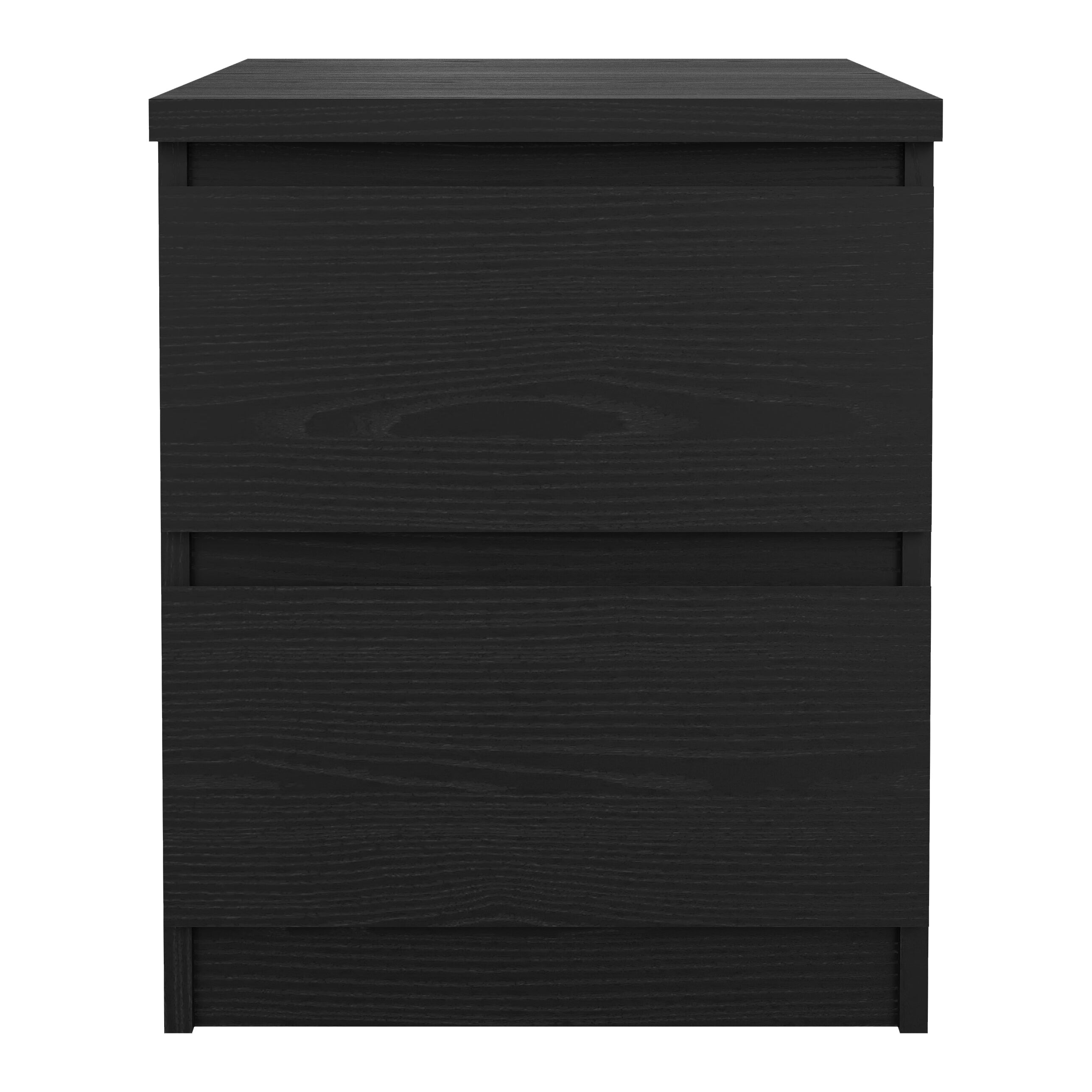 by fonQ basic Slide Nachtkastje - 2 lades - Zwart