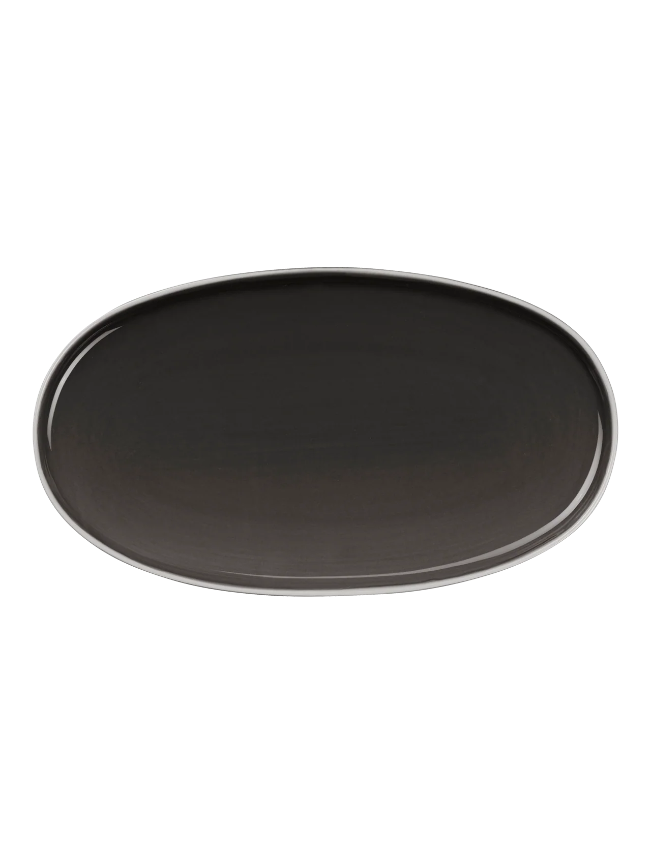 platte, oval, caviar