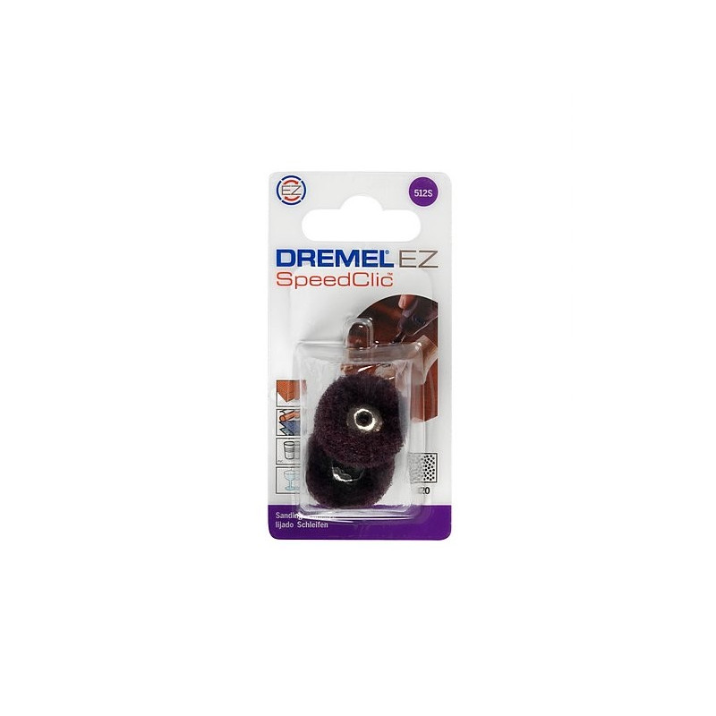 Polissoir abrasif de finition grain 320 pièces DREMEL