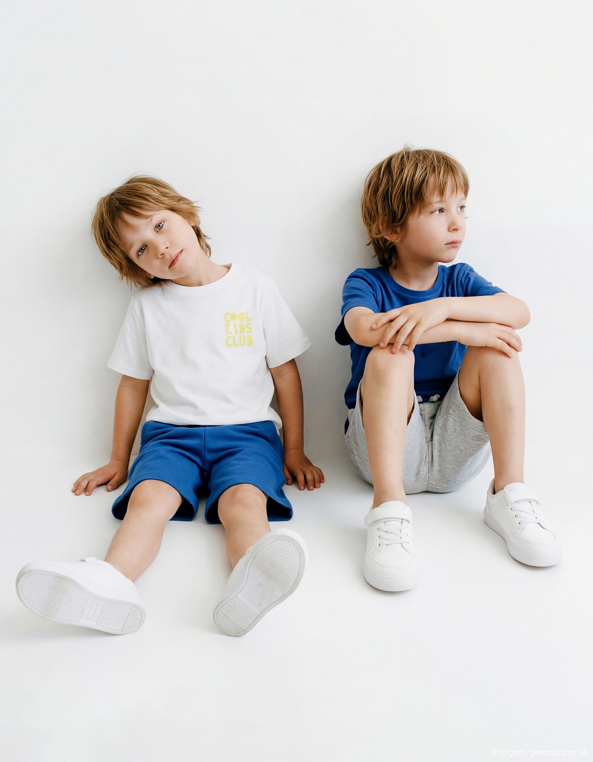 Pack 2 T-shirts, Menino, Azul