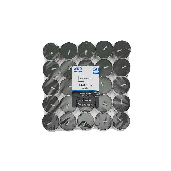 Ms Tealight 50PK Alpine Forest
