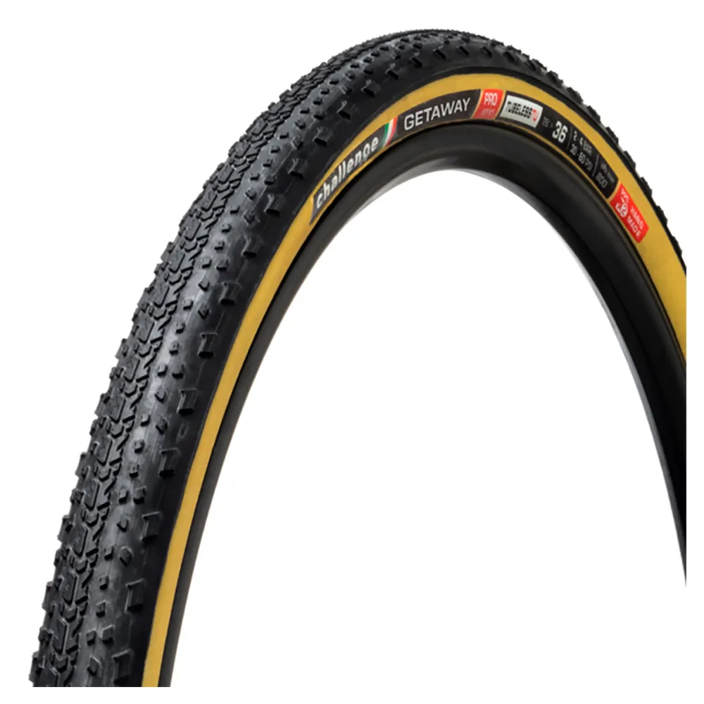 Challenge Getaway Pro Handmade Tubular 700C x 36 rigid road tyre
