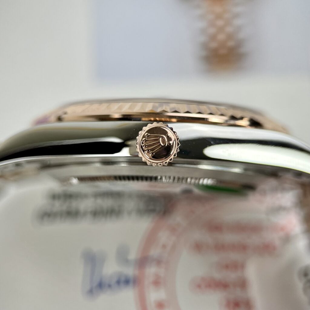 Rolex Datejust 126331 SS/RG Plated MOP Dial CZ Diamonds 41mm Jub Super Clone