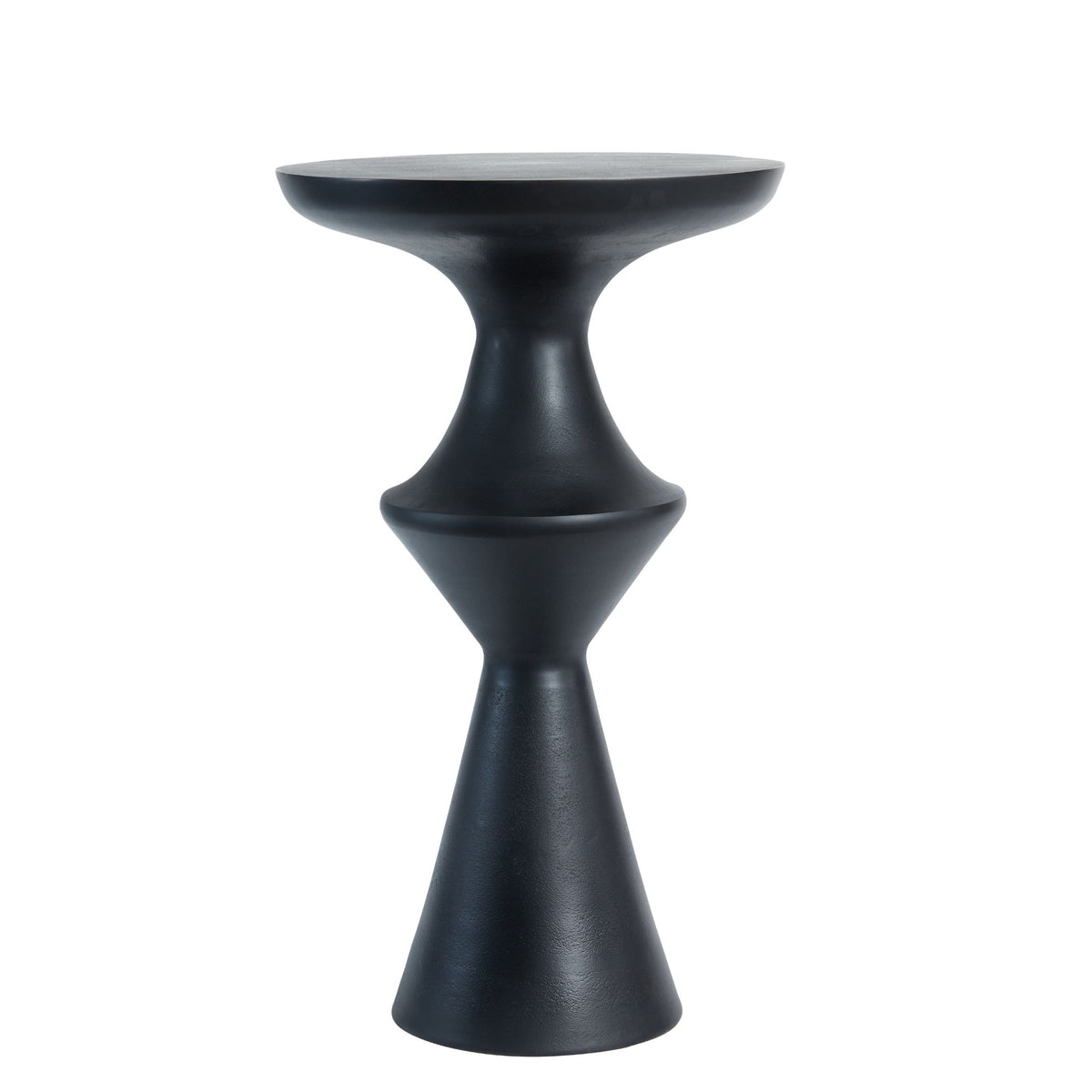 Light & Living bijzettafel Loboc - zwart - 37.5x14x63.5cm